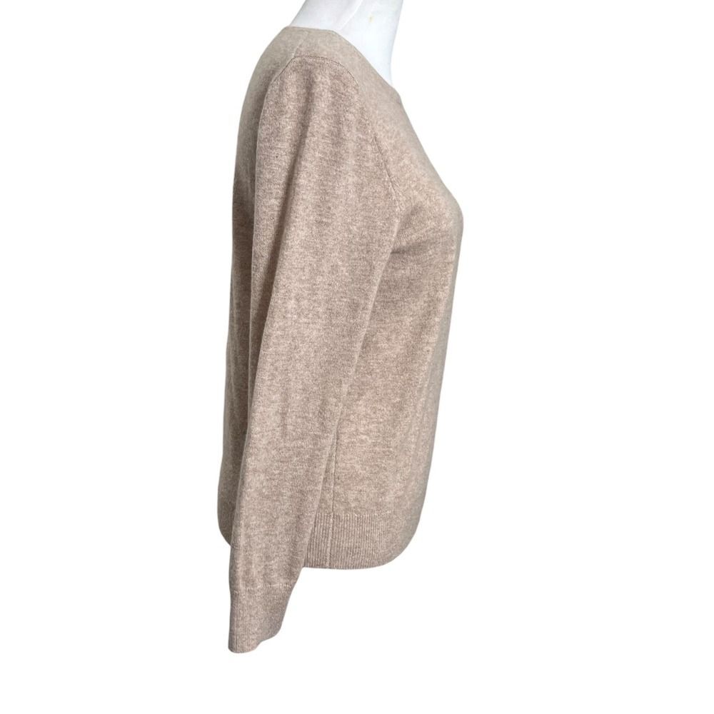 Quince Mongolian Cashmere Crewneck Sweater Women's Small Oatmeal Classic Work - Picture 5 of 9